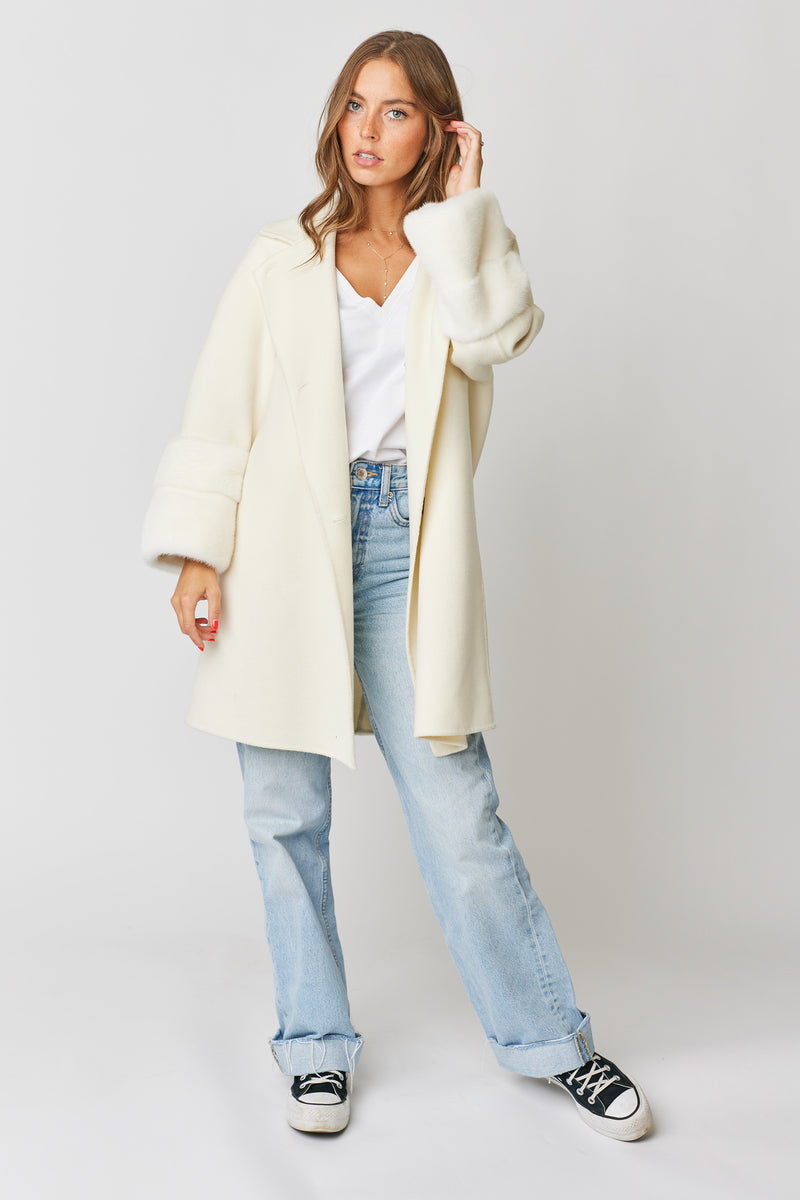 Faubourg Cashmere Coat - Ivory
