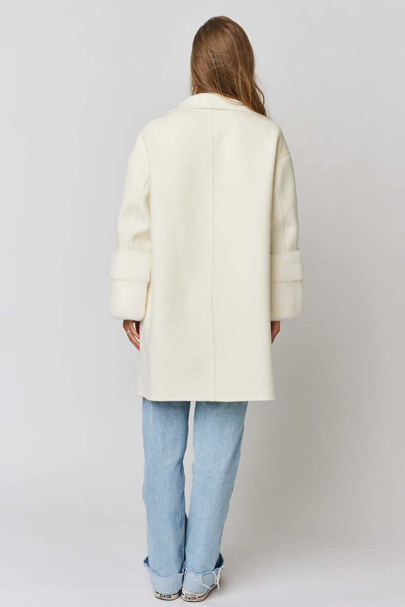 Faubourg Cashmere Coat - Ivory