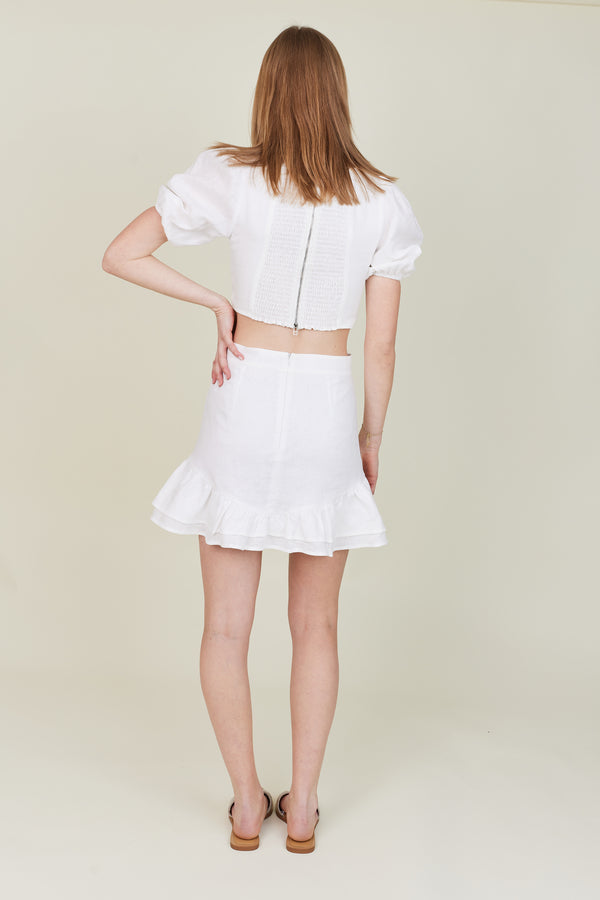 Byblos Linen Mini Skirt/Shorts