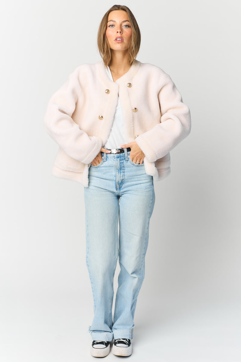 Teddy Jacket - Cream