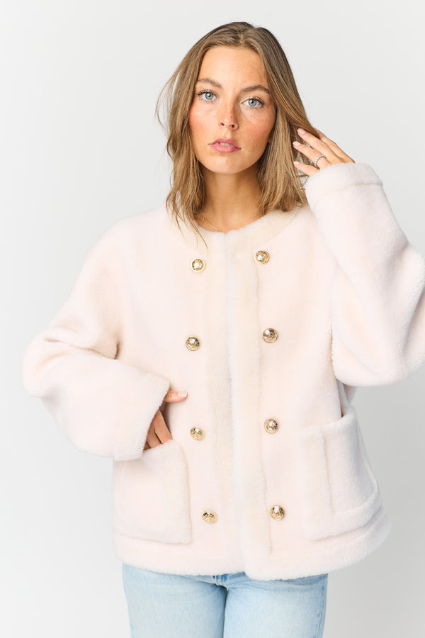 Teddy Jacket - Cream