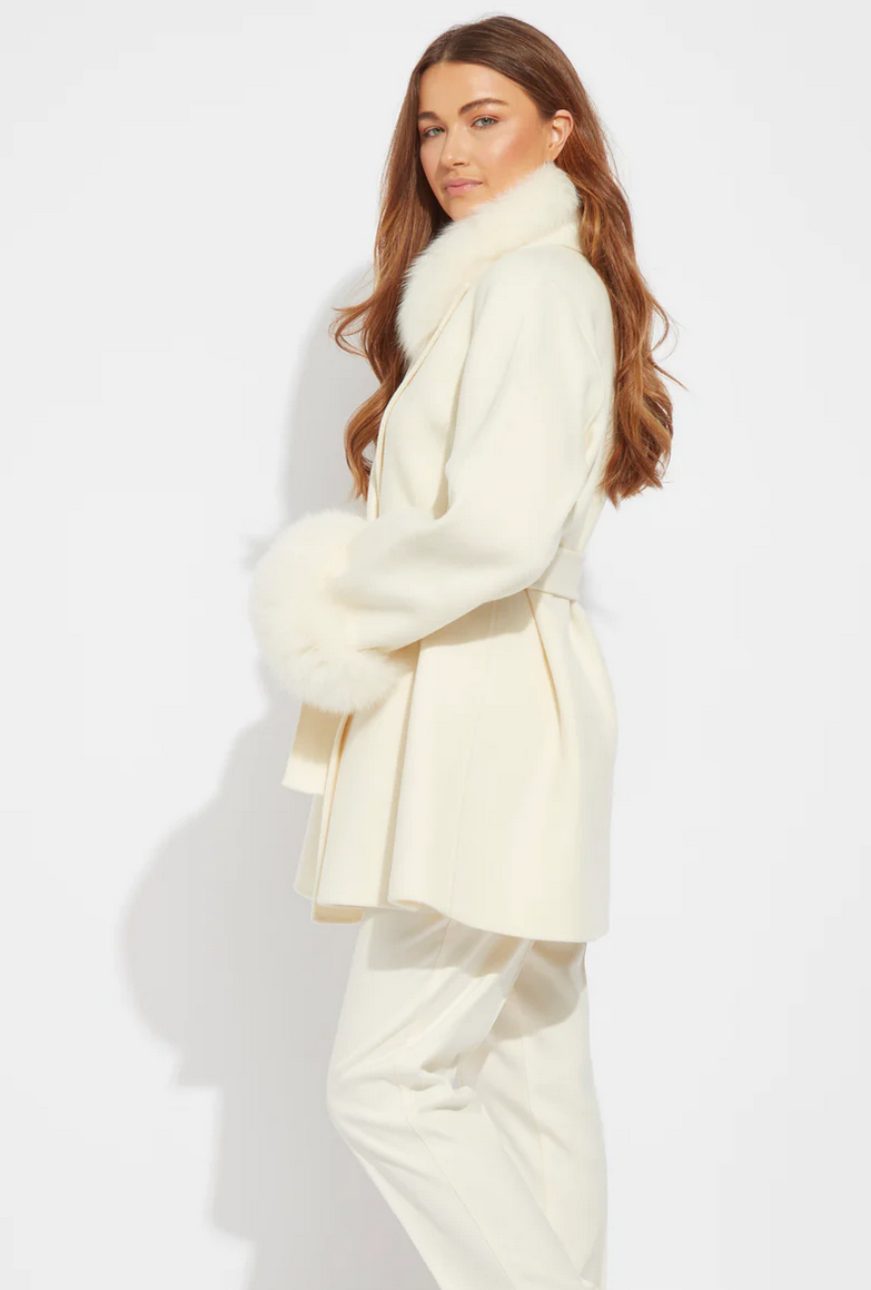 Lugano Cashmere Coat - Ivory