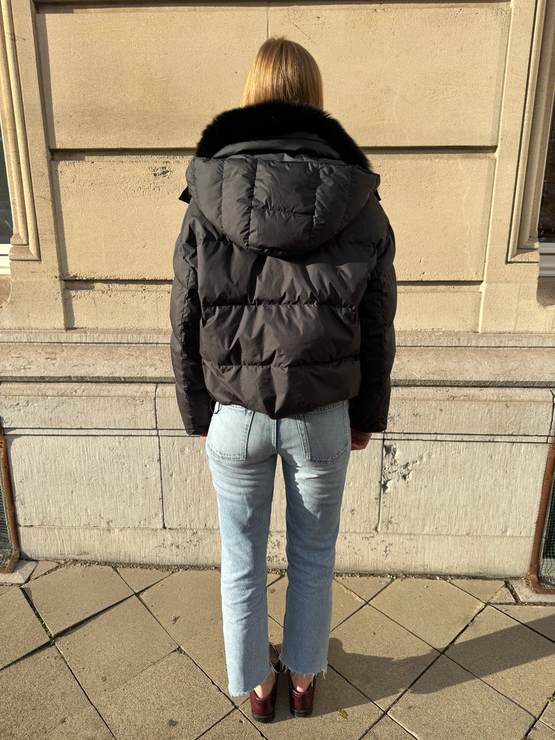 St Anton Puffer Jacket - Black