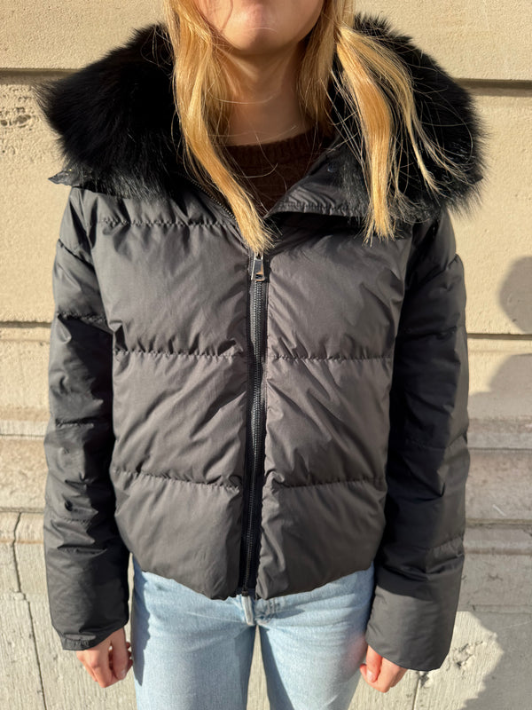 St Anton Puffer Jacket - Black