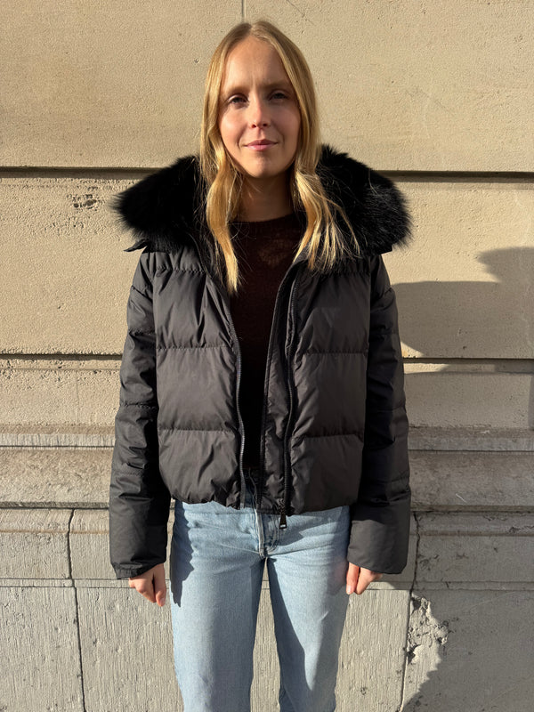 St Anton Puffer Jacket - Black