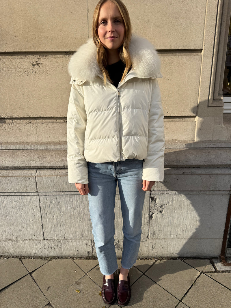 St Anton Puffer Jacket - Ivory