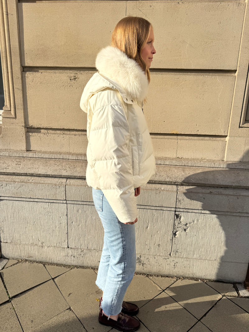 St Anton Puffer Jacket - Ivory