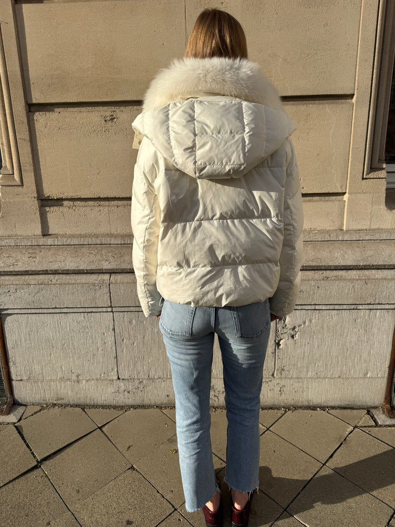 St Anton Puffer Jacket - Ivory
