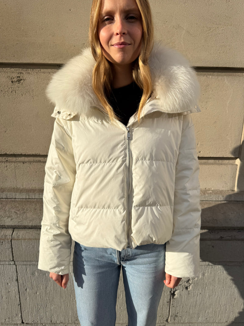 St Anton Puffer Jacket - Ivory