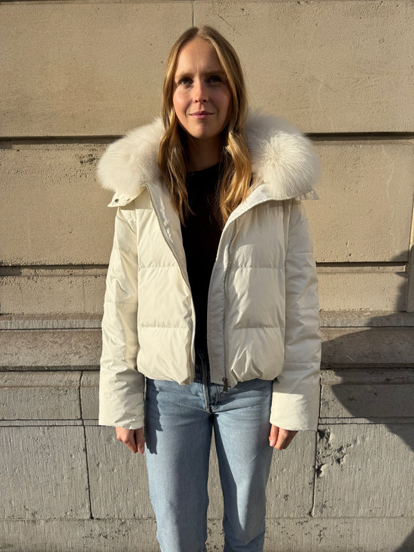 St Anton Puffer Jacket - Ivory