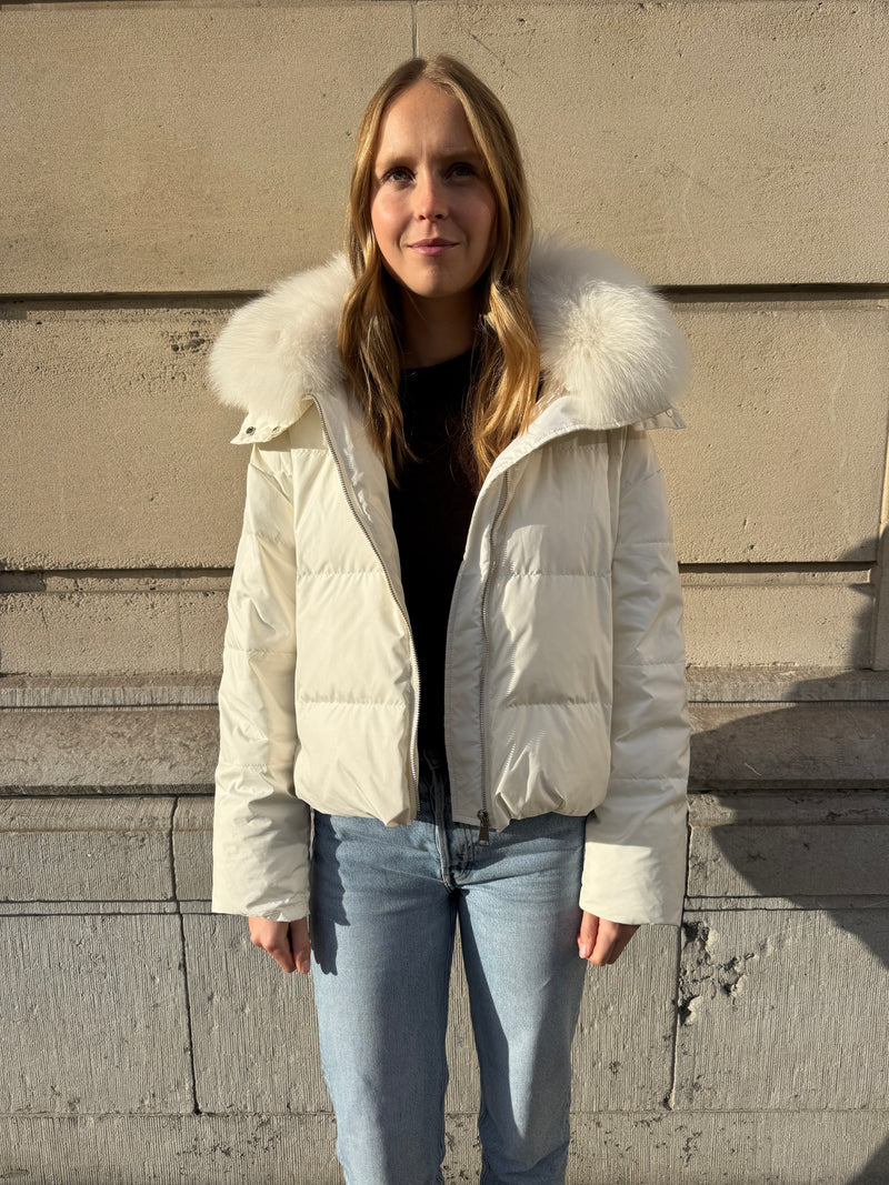 St Anton Puffer Jacket - Ivory