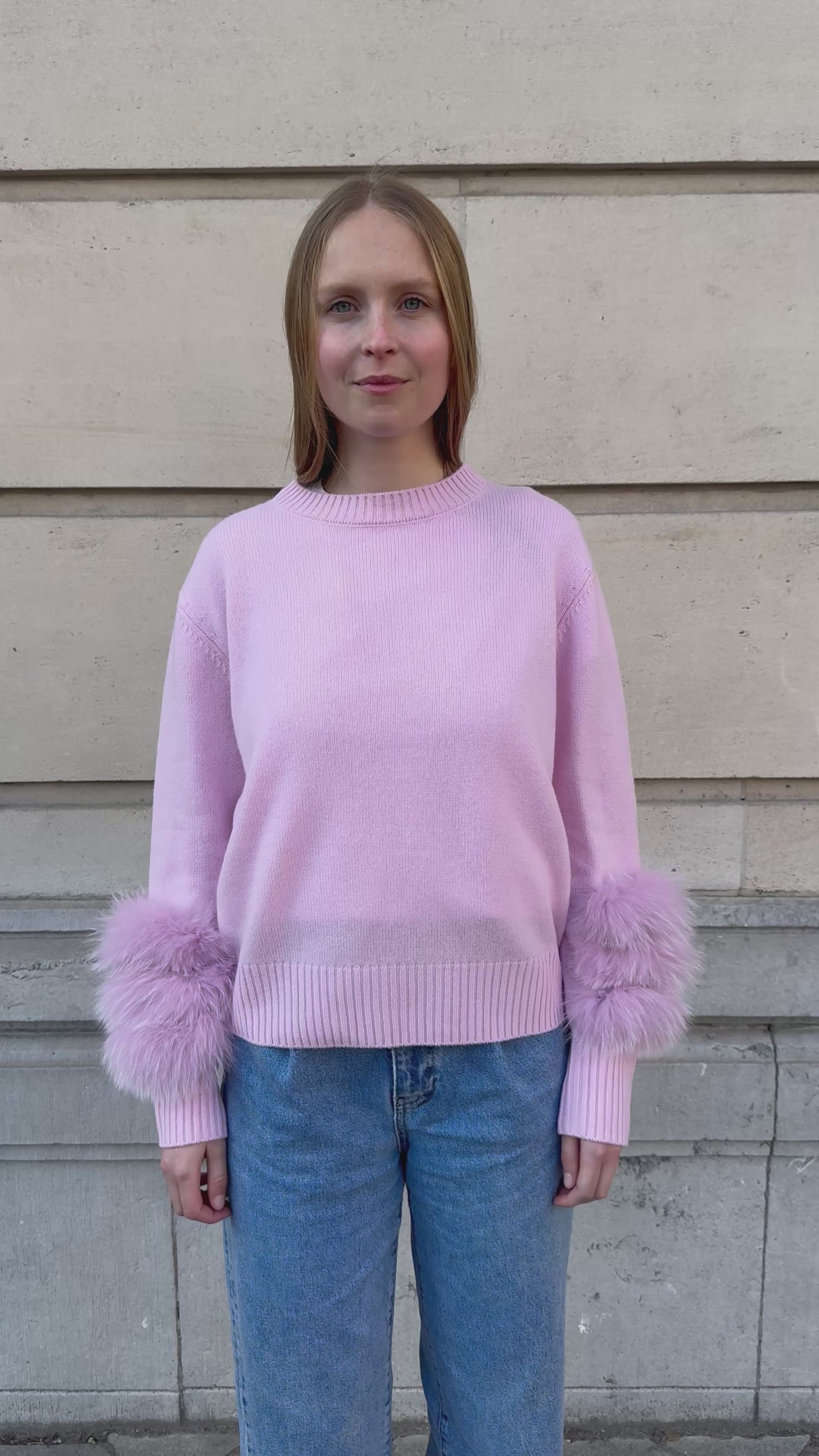 The Montaigne Sweater - Pink